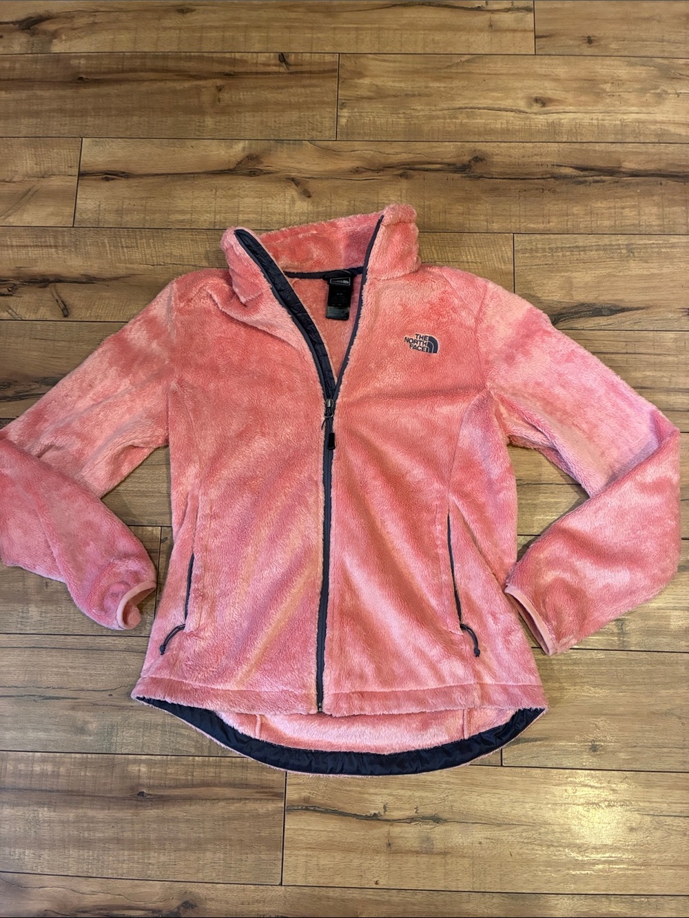 The North Face Pink Plush Fleece Full-Zip Jacket